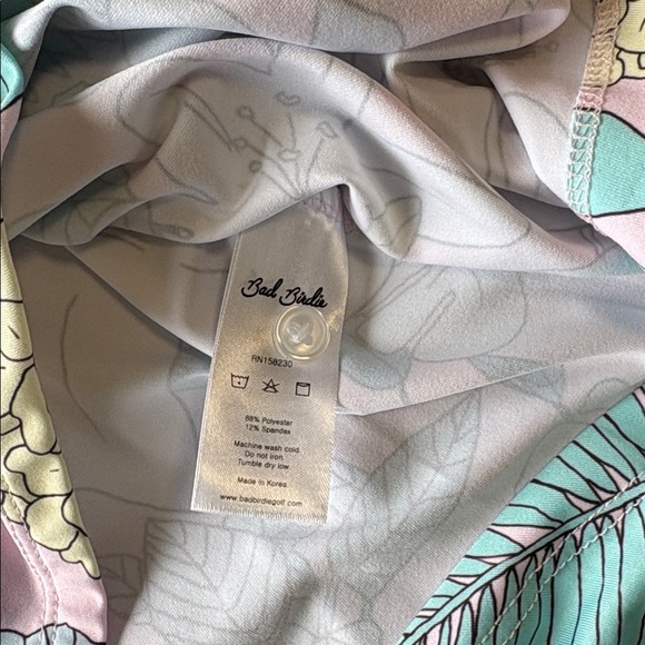 NWT Bad Birdie Sleeveless Golf Polo The Gardens size M - Picture 5 of 5